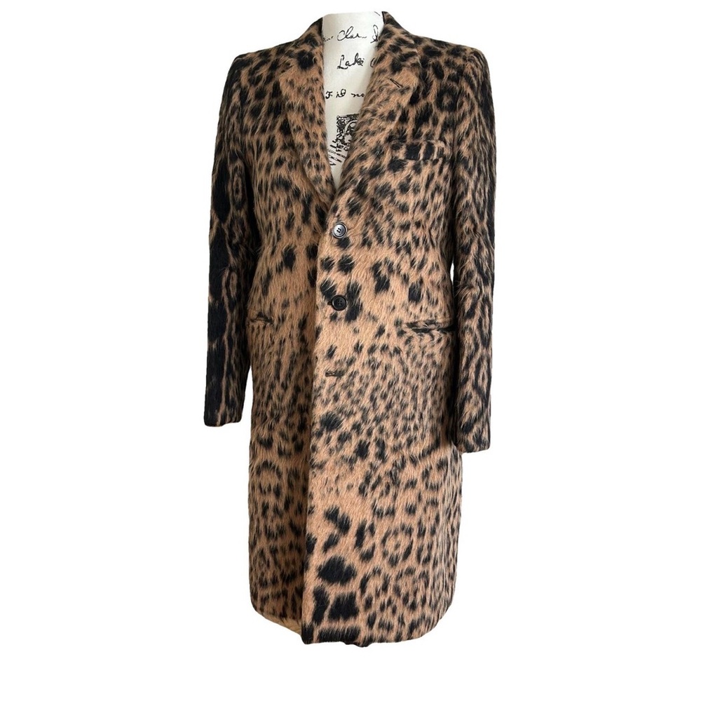 Leopard Print Long Coat